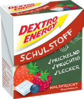DEXTRO ENERGY Schulstoff Waldfrucht Täfelchen - 50g - Traubenzucker
