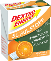 DEXTRO ENERGY Schulstoff Orange Täfelchen - 50g - Traubenzucker
