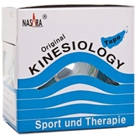 NASARA Kinesiologie Tape 5 cmx5 m blau - 1St