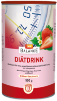GEHE BALANCE Diätdrink Erdbeer Pulver - 500g - Diät Shake