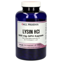LYSIN HCL 500 mg GPH Kapseln - 250St