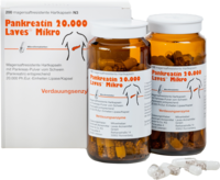 PANKREATIN 20.000 Laves Mikro magensaftr.Hartkaps. - 200St - Verdauungsenzyme