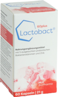 LACTOBACT 60plus magensaftresistente Kapseln - 60St - Darmflora-Aufbau