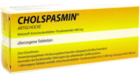 CHOLSPASMIN Artischocke überzogene Tabletten - 50St - Artischocken-Präparate