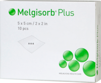 MELGISORB Plus Alginat Verband 5x5 cm steril - 10St