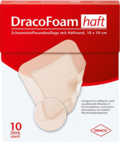 DRACOFOAM Haft Schaumstoff Wundaufl.10x10 cm - 10St
