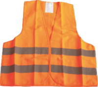 SENADA Warnweste orange im Beutel - 1St