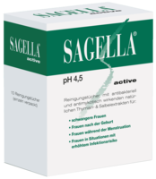 SAGELLA active Reinigungstücher - 10St - Intimpflege
