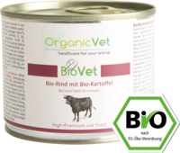 ORGANICVET BioVet mit Rind f.Katzen - 200g
