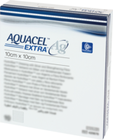 AQUACEL Ag Extra 10x10 cm Kompressen - 10St