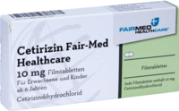 CETIRIZIN Fair-Med Healthcare 10 mg Filmtabletten - 7St