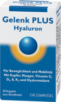 GRANDEL Gelenk PLUS Hyaluron Kapseln - 30St