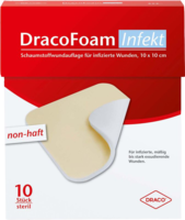 DRACOFOAM Infekt Schaumst.Wundauf.10x10 cm - 10St