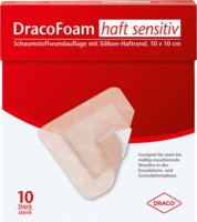 DRACOFOAM Haft sensitiv Schaumst.Wund.10x10 cm - 10St