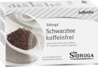 SIDROGA Wellness Schwarztee koffeinfrei Filterbtl. - 20St - Wohlfühl & Vitaltees