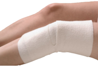 GELENKWICKEL Knie Woll-fühl Wickel - 1St