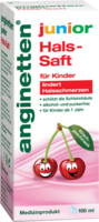 ANGINETTEN junior Hals-Saft - 100ml - Halsschmerzen