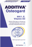 ADDITIVA Osteogard 800 I.E. Vitamin D3 Tabletten - 200St