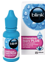 BLINK intensive tears PLUS Gel-Augentropfen - 10ml - Gegen trockene Augen
