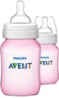 AVENT Klassik+ Flasche 260 ml 2er Pack pink - 2St