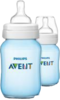 AVENT Klassik+ Flasche 260 ml 2er Pack blau