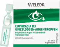 EUPHRASIA D 3 Einzeldosen-Augentropfen - 5X0.4ml - Gegen gereizte Augen