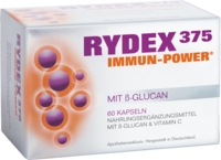 RYDEX 375 Beta-Glucan und Vitamin C Kapseln - 60St - Abwehrstärkung