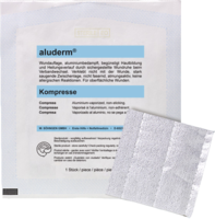 ALUDERM Kompressen 7,5x7,5 cm - 1St