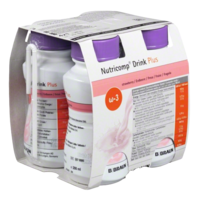 NUTRICOMP Drink Plus Erdbeer - 4X200ml
