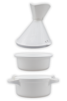 INHALATOR Kunststoff doppelwandig bewegl.Mundstück - 1St