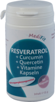 RESVERATROL+CURCUMIN+Quercetin+Vitamine Kapseln - 60St