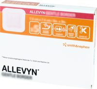 ALLEVYN Gentle Border 7,5x7,5 cm Schaumverb. - 5St