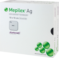 MEPILEX Ag Schaumverband 10x10 cm steril - 10St
