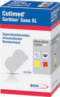CUTIMED Sorbion SANA Wundauflage XL 28x48 cm - 6St