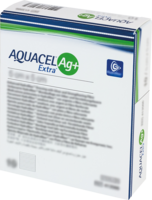 AQUACEL Ag+ Extra 5x5 cm Kompressen - 10St