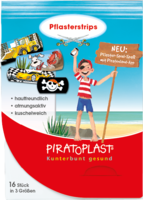 PIRATOPLAST Jungen Pflasterstrips 3 Größen - 16St