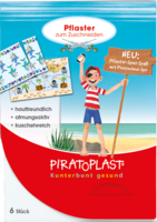 PIRATOPLAST Jungen Pflasterzuschnitt 6x10 cm - 6St