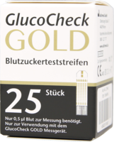 GLUCOCHECK GOLD Blutzuckerteststreifen - 25St