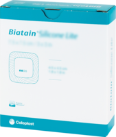 BIATAIN Silicone Lite Schaumverband 7,5x7,5 cm - 10St