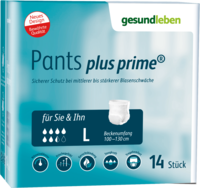 GESUND LEBEN Pants plus prime Gr.L - 14St