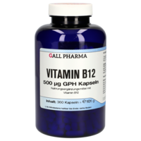 VITAMIN B12 500 µg GPH Kapseln - 360St