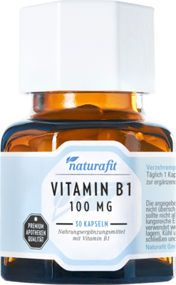 NATURAFIT Vitamin B1 100 mg Kapseln 30 St