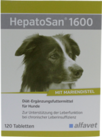 HEPATOSAN 1600 Diät-Erg.Futterm.Tab.f.Hunde - 120St