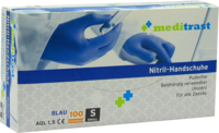 MEDITRAST Nitril Handschuh unste.puderfrei XL blau - 100St