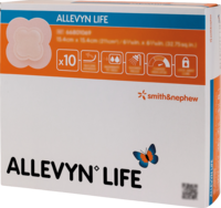 ALLEVYN Life 15,4x15,4 cm Silikonschaumverband - 10St