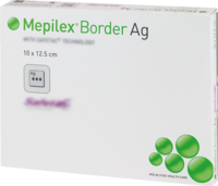 MEPILEX Border Ag Schaumverb.10x12,5 cm steril - 5St