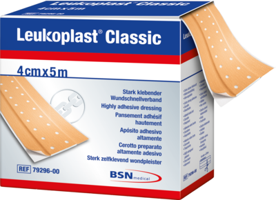 LEUKOPLAST Classic Pflaster 4 cmx5 m Rolle 1 St