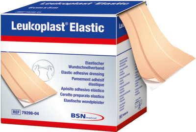 LEUKOPLAST Elastic Pflaster 4 cmx5 m Rolle 1 St