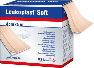 LEUKOPLAST soft Pflaster 4 cmx5 m Rolle 1 St