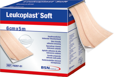 LEUKOPLAST soft Pflaster 6 cmx5 m Rolle 1 St